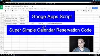 Google Apps Script - Calendar Reservation App