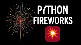 Python Fireworks Animation with Flet Full Code Tutorial