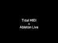 TidalCycles Tidal MIDI Ableton