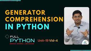 PY U19 V4 Generator Comprehension in python