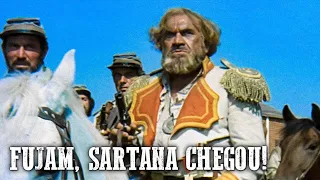 Fujam, Sartana Chegou! | MELHOR FAROESTE | Filme de vaqueiro | Português