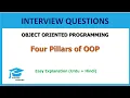 Four Pillars of OOP Interview Questions Object Oriented Programming Urdu Hindi