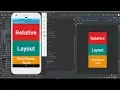 Relative layout in Android with All Possible Examples HINDI URDU
