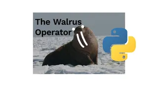 The Walrus Operator Python