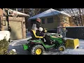 John Deere snow blower attachment