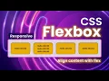 2022 CSS Flexbox Align items and content with display flex Responsive View