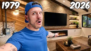 I Built a $15,000 Luxury Media Console in a 47-Year-Old Home