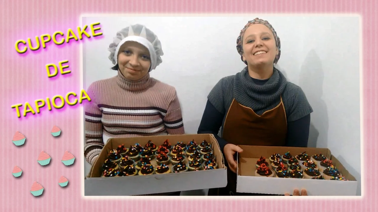 COMO FAZER CUPCAKE DE TAPIOCA