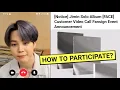 Download Lagu Jimin announces FACE album Video Call Fansign and autograph event