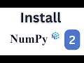 How to Install numby on Windows