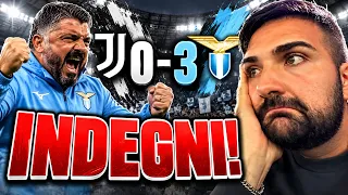 FIGURACCIA! JUVENTUS 0-3 LAZIO | REACTION DALLO STADIUM