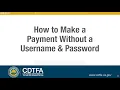 How to Make a Payment Without a Username and Password