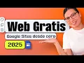 How to Create a Website on Google Sites for Free 2025 - Step-by-Step Tutorial