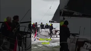 ‘Going upwind into some real choppy stuff’ #sailinglife #sailingvessel #sailingvibes #sailingpassion