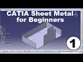 CATIA Sheet Metal Tutorial for Beginners
