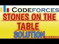 Stones on the table codeforces solution BE A GEEK Hindi Algorithm 266A
