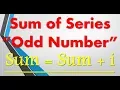 Sum of Series of Odd Numbers GW BASIC Programming Tutorials For Next Loop