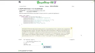 Java Practice-it Introduction to Java Programming Self-Check 1 12 DoubleSlash