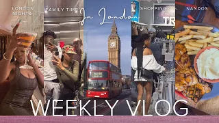 LONDON DIARIES🇬🇧 | Family Time, Shopping, London Nights & vibing w/ old friends🤎
