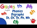 Lagu Phonics Digraphs -  sh, ch, th, wh, ph