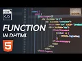 Function in DHTML DHTML Complete Course