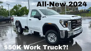 2024 GMC Sierra 2500 Pro Regular Cab Long Bed 6 6 Gas POV Test Drive Review