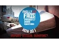 Philly311 FAQs How Can I Report Illegal Dumping