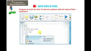 CLASS 06 chapter10 C Control Statements in Small Basic