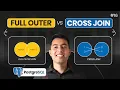 PostgreSQL FULL OUTER JOIN vs CROSS JOIN Explained with Real Database Examples