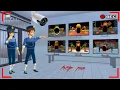 Download Lagu Yuta Mio Panik Buat Banyak CCTV Merekam Semua ANOMALI EATER Di Kota Sakura😱| Sakura School Simulator