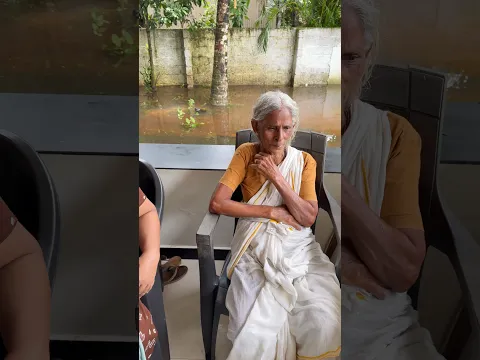 കൊറച്ചൂടെ കഴിഞ്ഞാൽ വെള്ളം വീടിന്റെ അകത്തേക്ക് കയറും 😔 #flood2026 #keralaflood