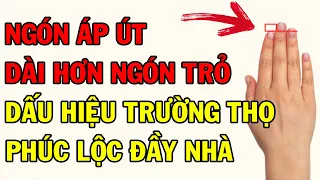 5 TUỔI CÓ NGÓN ÁP ÚT DÀI HƠN NGÓN TRỎ – DẤU HIỆU TRƯỜNG THỌ, GIÀU SANG PHÚ QUÝ