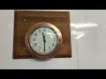 Antique Original Vintage Nautical Ship Maritime Polished Citizen Wall Clock
