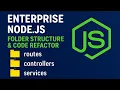 2 0 Enterprise Node js Refactor Routes Controllers Services Deep Guide