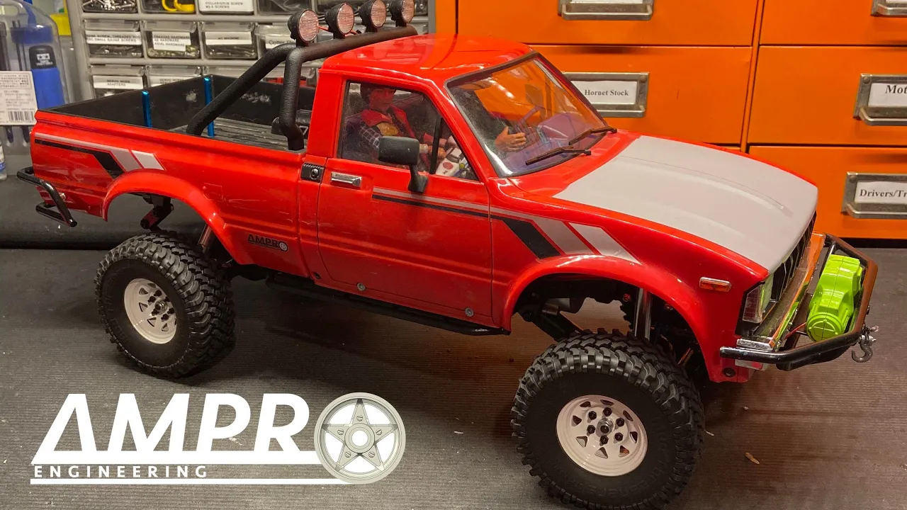 Trailfinder 2 Mojave (Hilux) Scale Pan & Body Pin with Slider