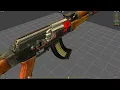 AK-47 Close up Operation
