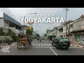 1 Hour Driving Around Jogja - Driving Downtown - Yogyakarta City 4K