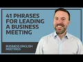 41 Phrases For Leading A Business Meeting - Business English FREE E-Phrasebook