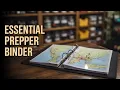 Building the Survival Binder Every Prepper Needs