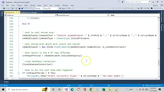 Calling Insert Stored Procedure from Code