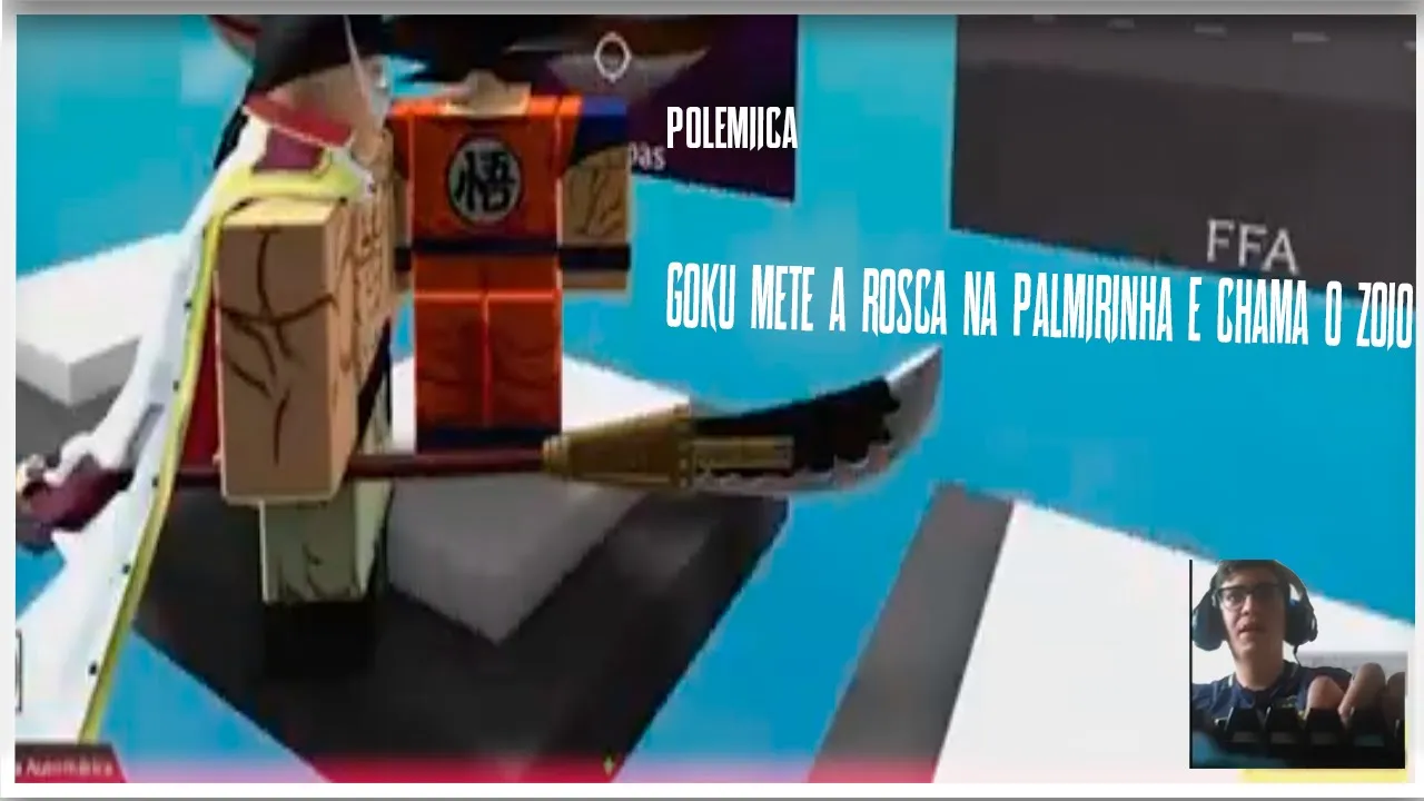 Noticias maromba - Zoio e goku se enfrentam !! palmirinha ja faz a rosca