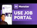 How To Use Monster Job Portal