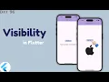 Flutter Visibility Widget How to Show Hide Widgets in Flutter