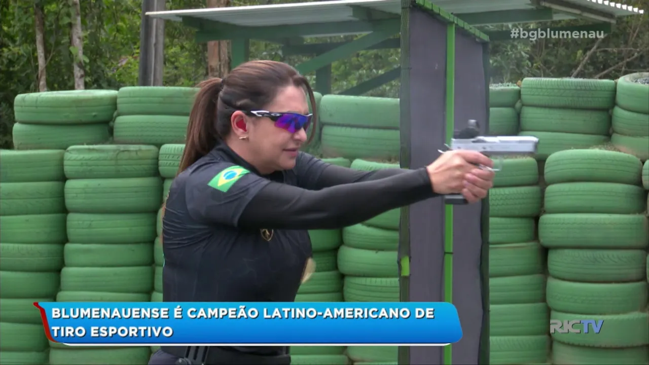 Blumenauense é campeão latino americano de tiro esportivo