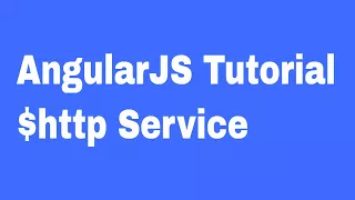 AngularJS Tutorial http Service