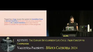 KEYNOTE The Exploit Development Life Cycle From Concept to Compromise Valentina Palmiotti