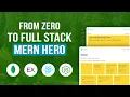 Simple CRUD MERN Application MERN Stack Crash Course MongoDB Express React NodeJs