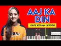 Download Lagu Aaj Ka Din - Easy Piano Chords/Notes Lesson | Hindi Christian Song | Yeshu Ke Geet