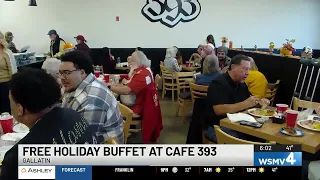Cafe 393 hosts annual free holiday buffet in Gallatin