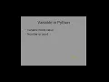 Python Learning Day 2 - Getting Started with variables